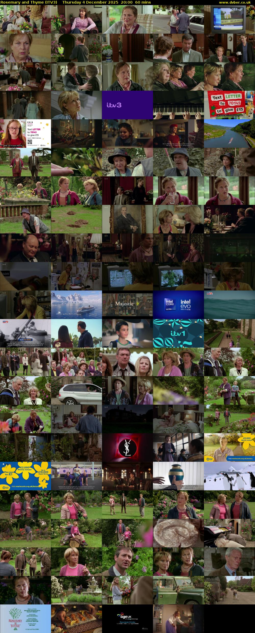 Rosemary and Thyme (ITV3) Thursday 4 December 2025 20:00 - 21:00