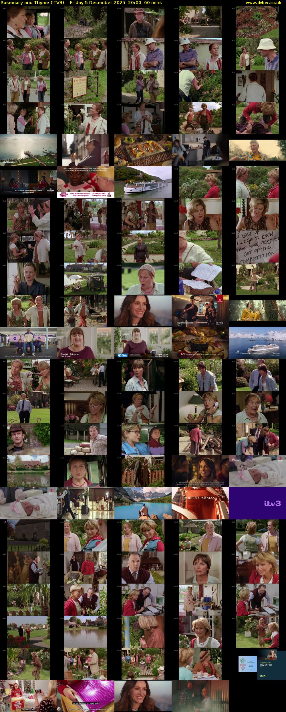 Rosemary and Thyme (ITV3) Friday 5 December 2025 20:00 - 21:00