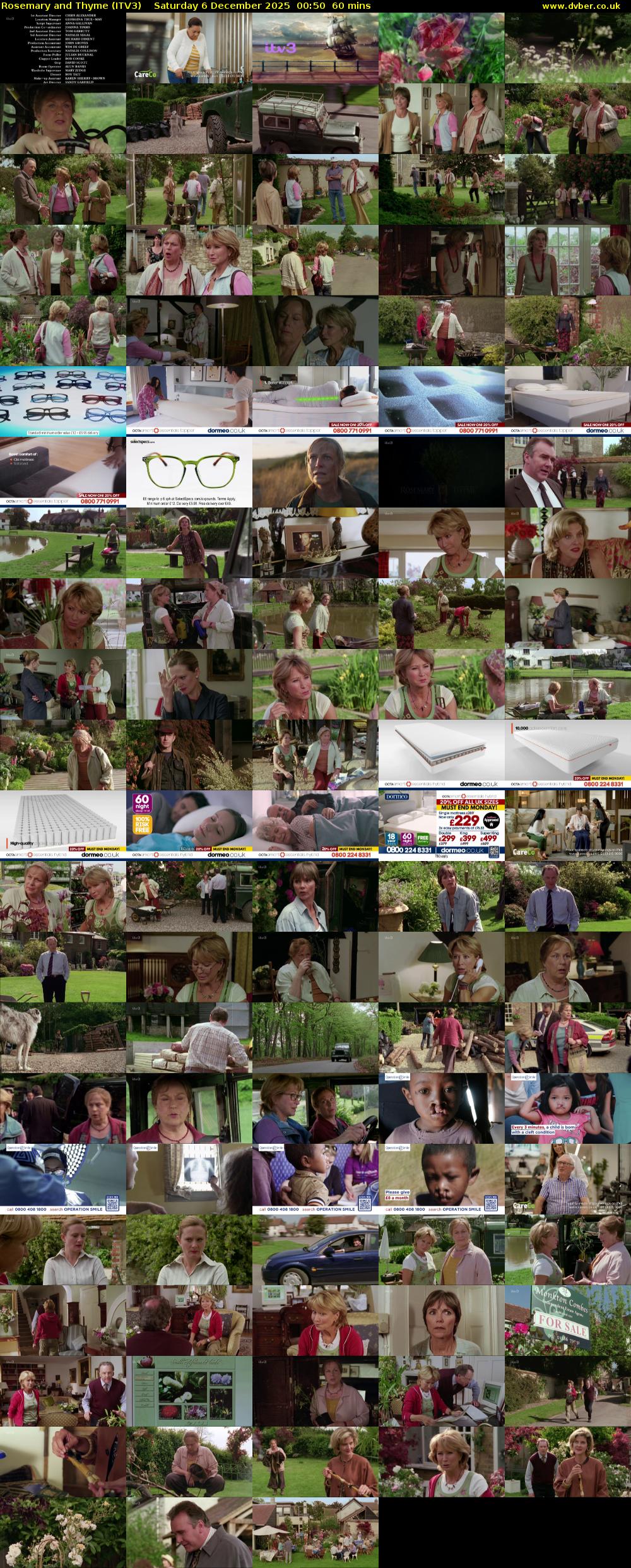 Rosemary and Thyme (ITV3) Saturday 6 December 2025 00:50 - 01:50