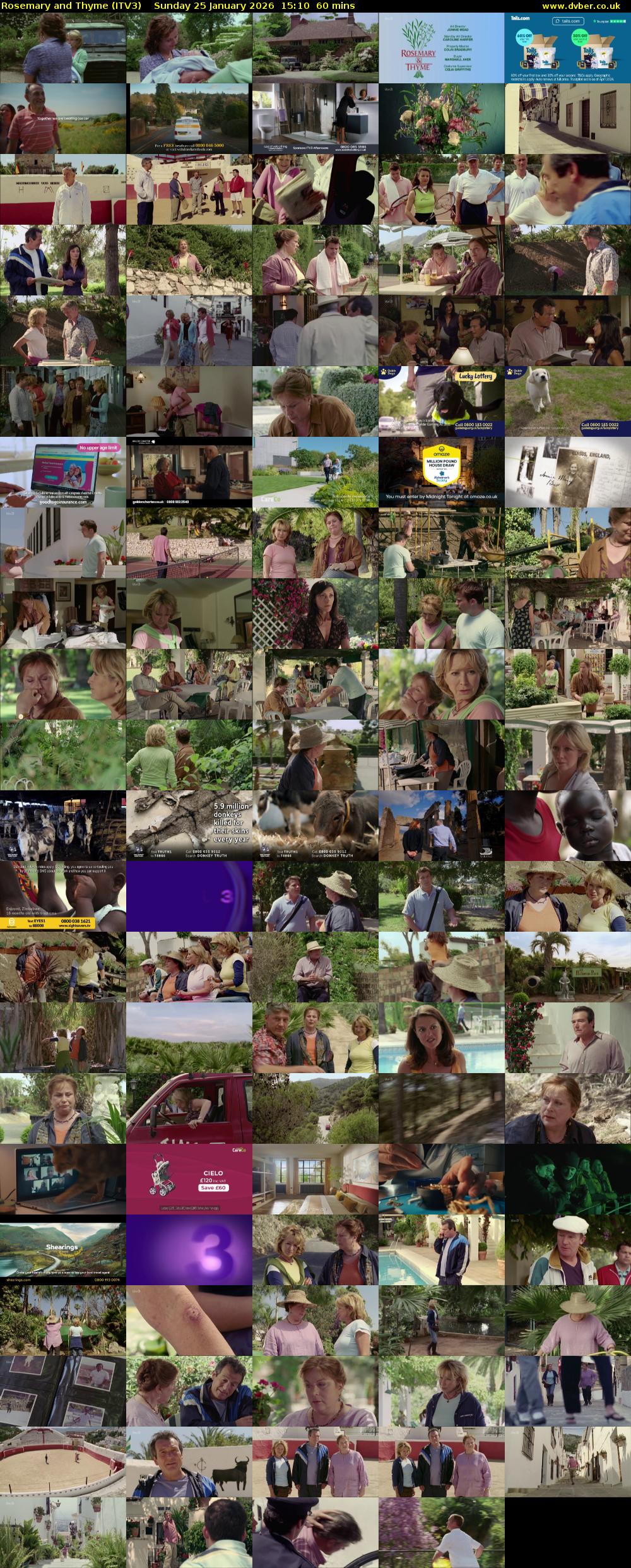 Rosemary and Thyme (ITV3) Sunday 25 January 2026 15:10 - 16:10