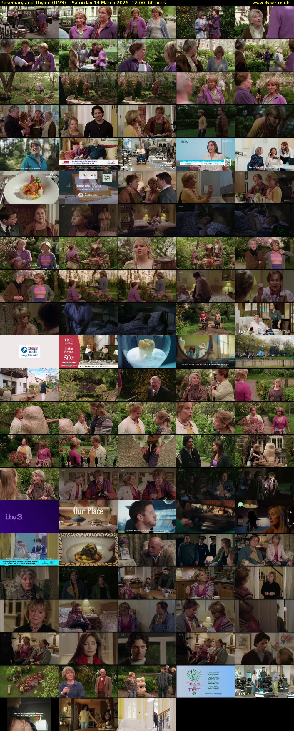 Rosemary and Thyme (ITV3) Saturday 14 March 2026 12:00 - 13:00