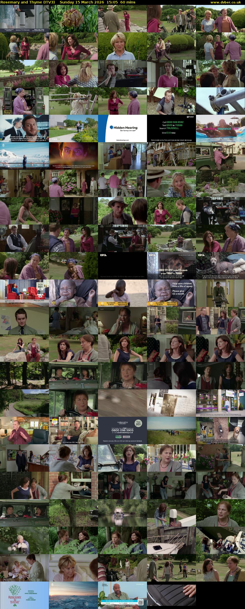 Rosemary and Thyme (ITV3) Sunday 15 March 2026 15:05 - 16:05