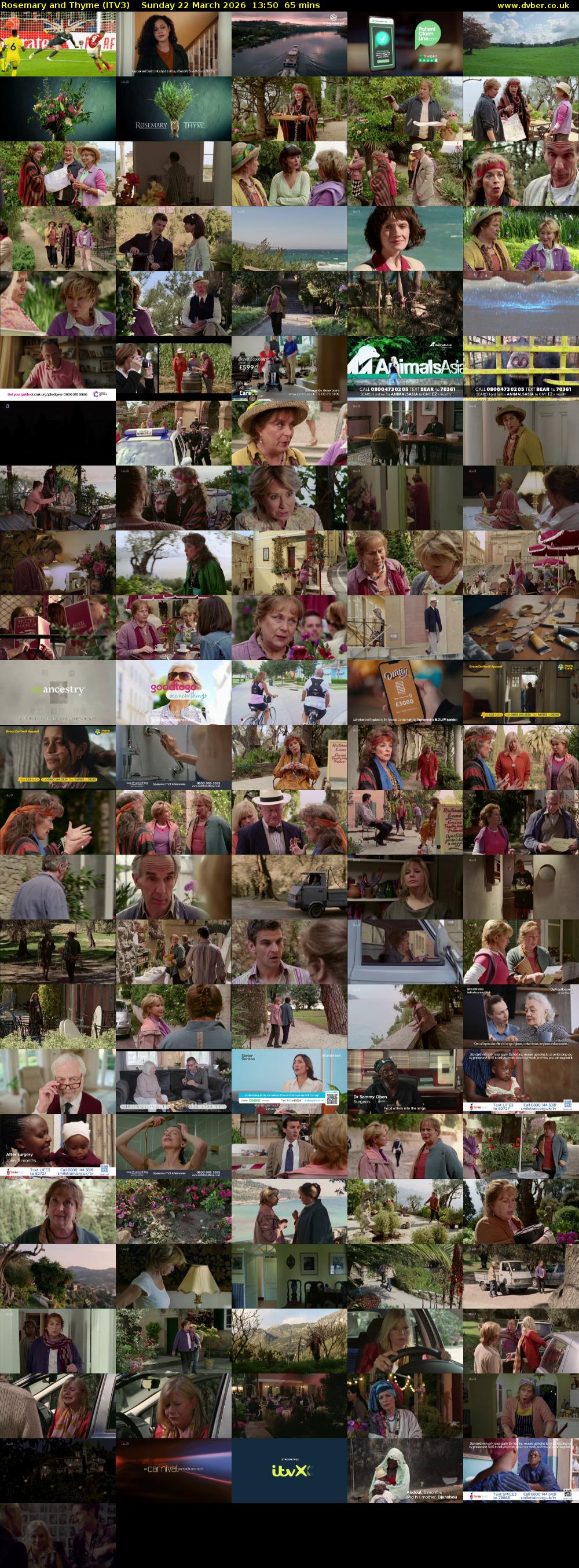 Rosemary and Thyme (ITV3) Sunday 22 March 2026 13:50 - 14:55
