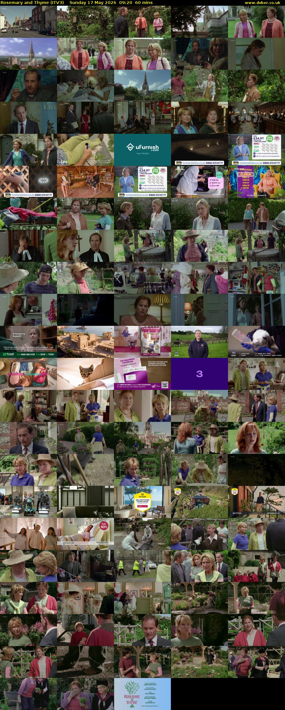 Rosemary and Thyme (ITV3) Sunday 17 May 2026 09:20 - 10:20