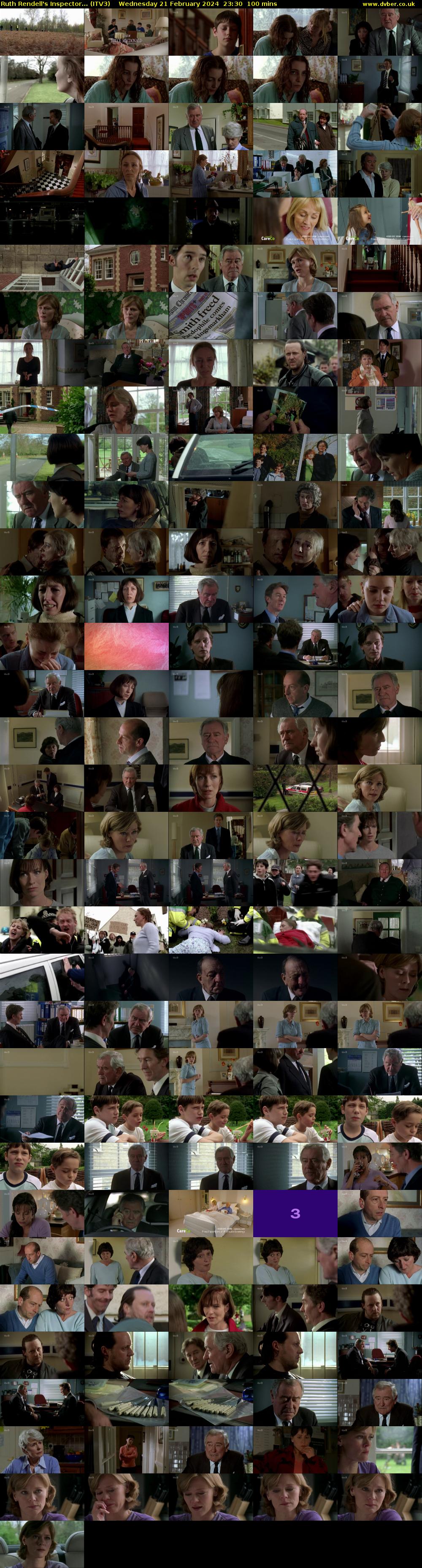 Ruth Rendell's Inspector... (ITV3) Wednesday 21 February 2024 23:30 - 01:10
