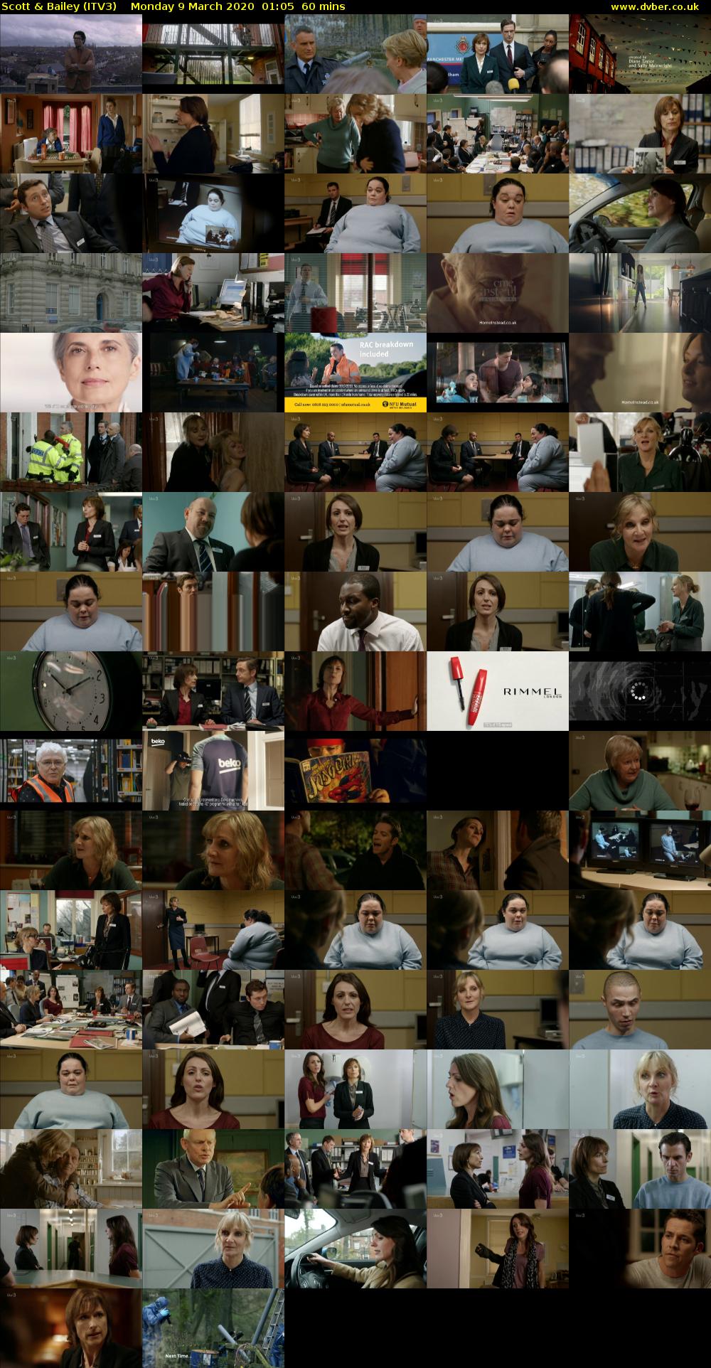 Scott & Bailey (ITV3) Monday 9 March 2020 01:05 - 02:05