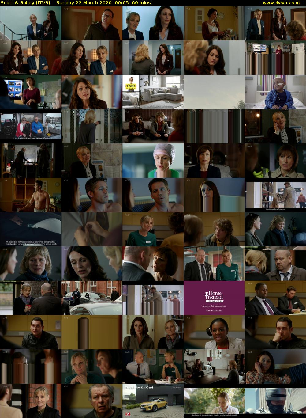 Scott & Bailey (ITV3) Sunday 22 March 2020 00:05 - 01:05