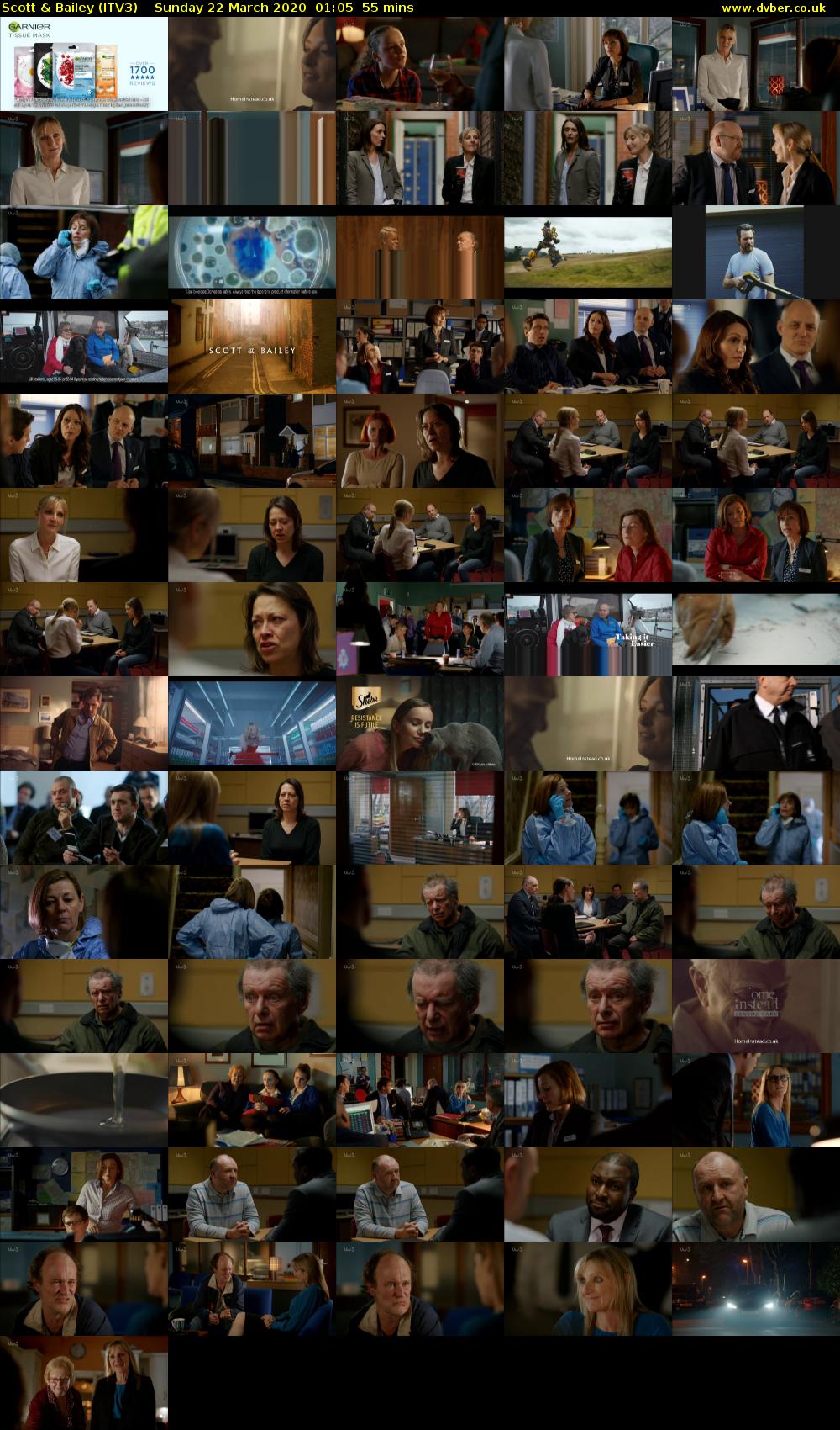 Scott & Bailey (ITV3) Sunday 22 March 2020 01:05 - 02:00