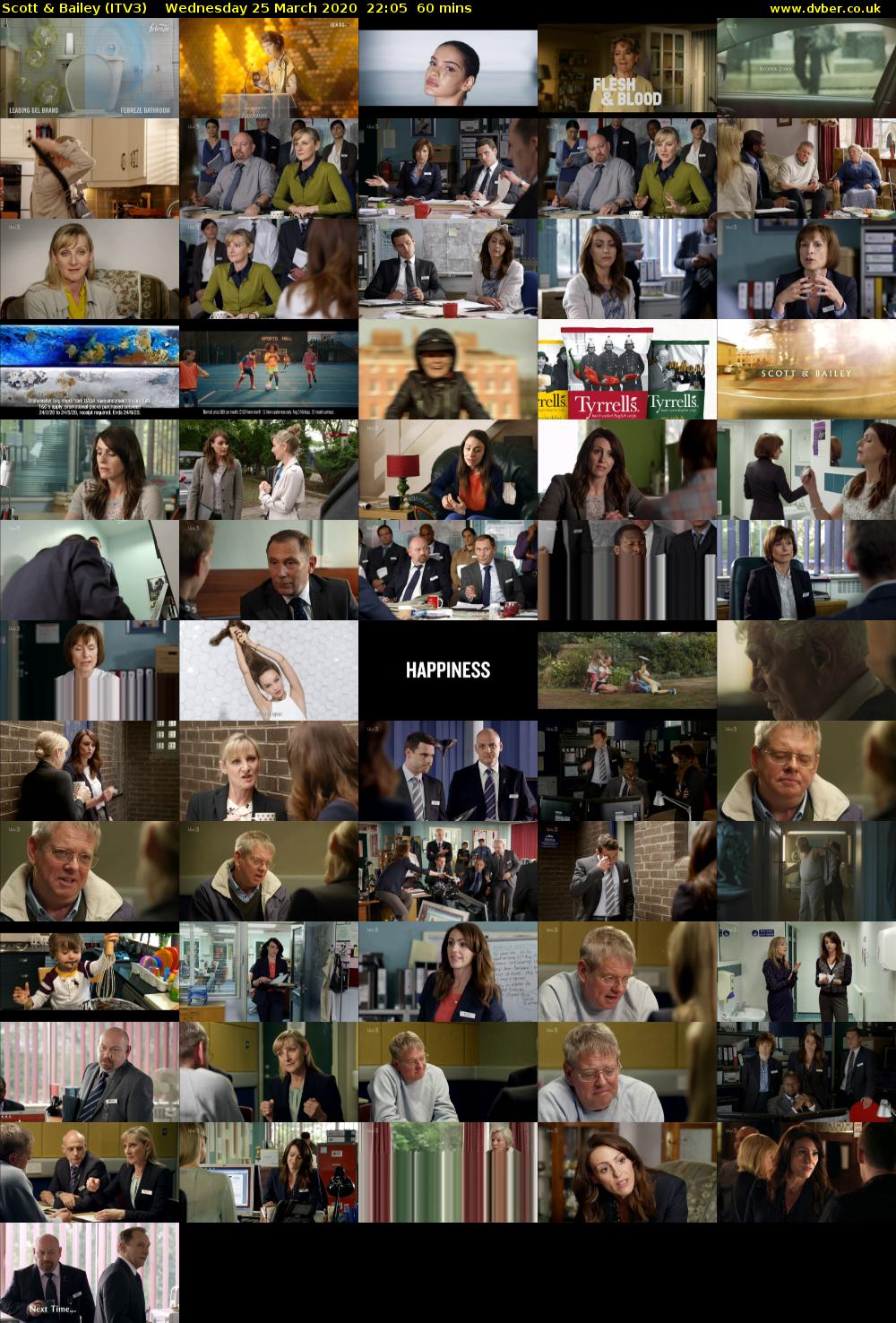 Scott & Bailey (ITV3) Wednesday 25 March 2020 22:05 - 23:05