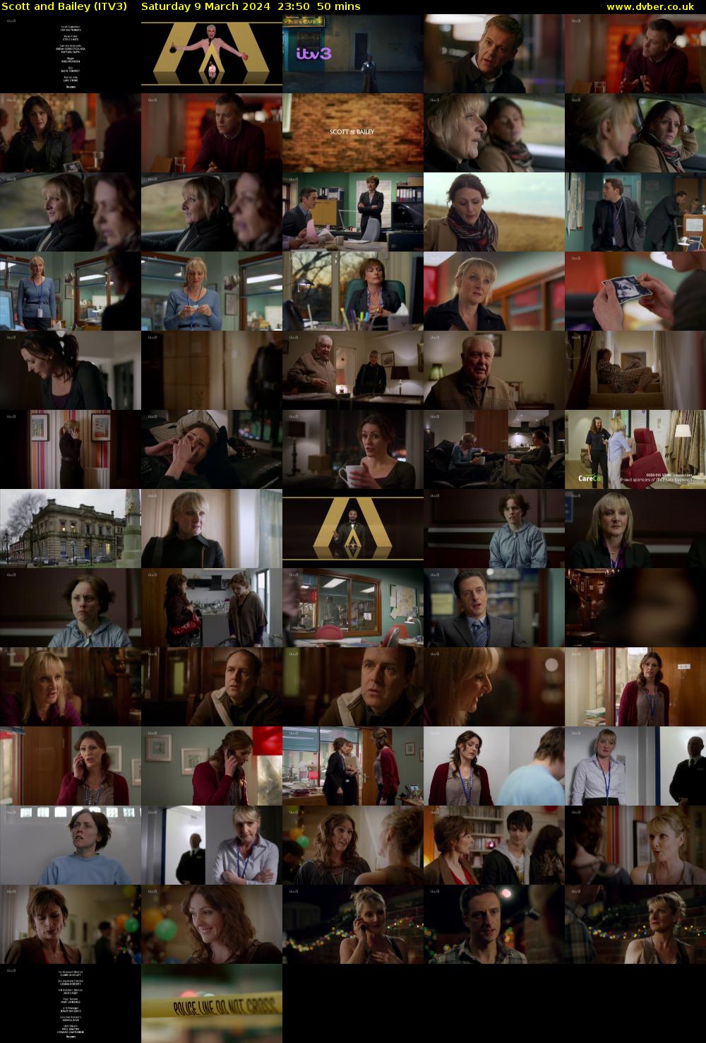 Scott and Bailey (ITV3) Saturday 9 March 2024 23:50 - 00:40