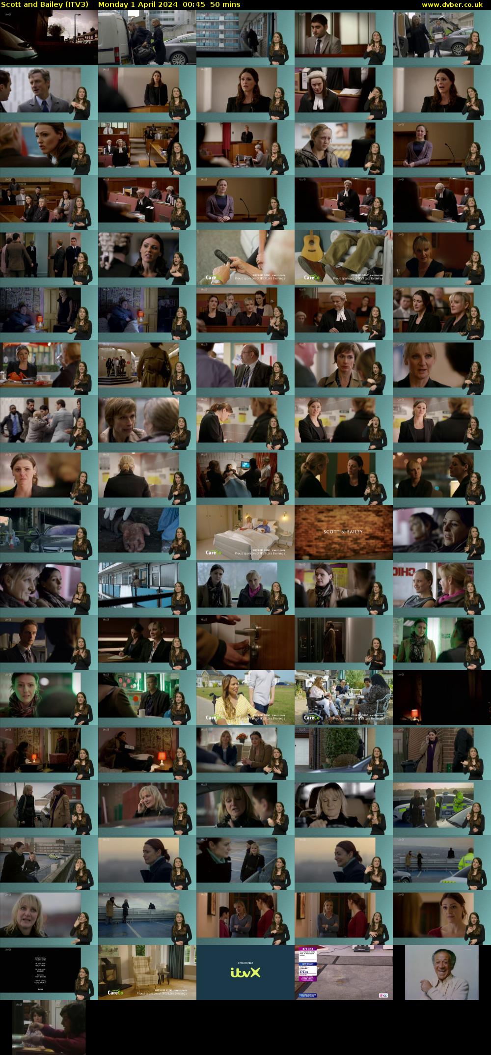 Scott and Bailey (ITV3) Monday 1 April 2024 00:45 - 01:35