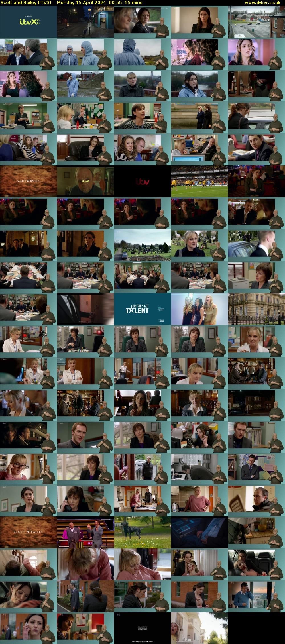 Scott and Bailey (ITV3) Monday 15 April 2024 00:55 - 01:50