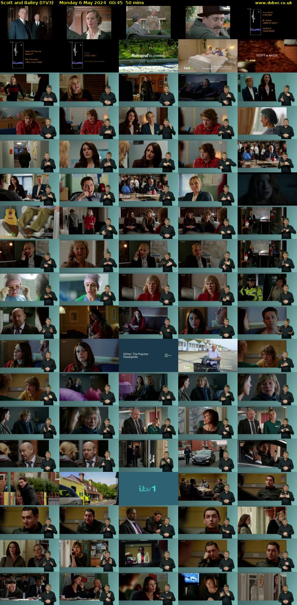 Scott and Bailey (ITV3) Monday 6 May 2024 00:45 - 01:35