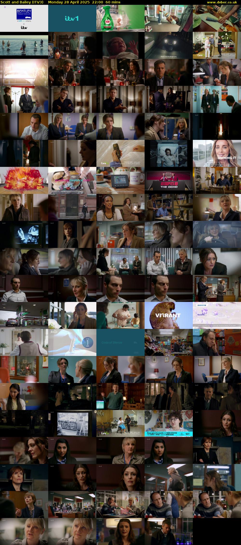 Scott and Bailey (ITV3) Monday 28 April 2025 22:00 - 23:00