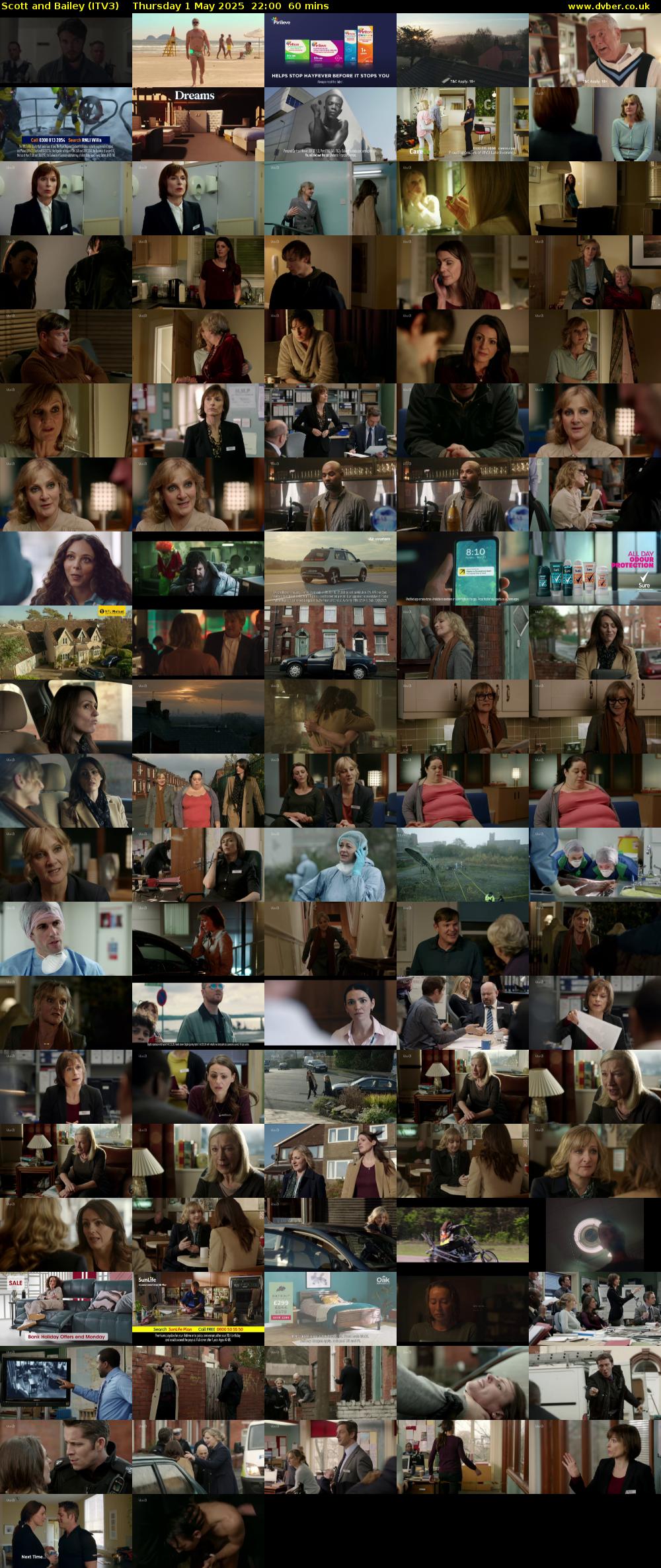 Scott and Bailey (ITV3) Thursday 1 May 2025 22:00 - 23:00