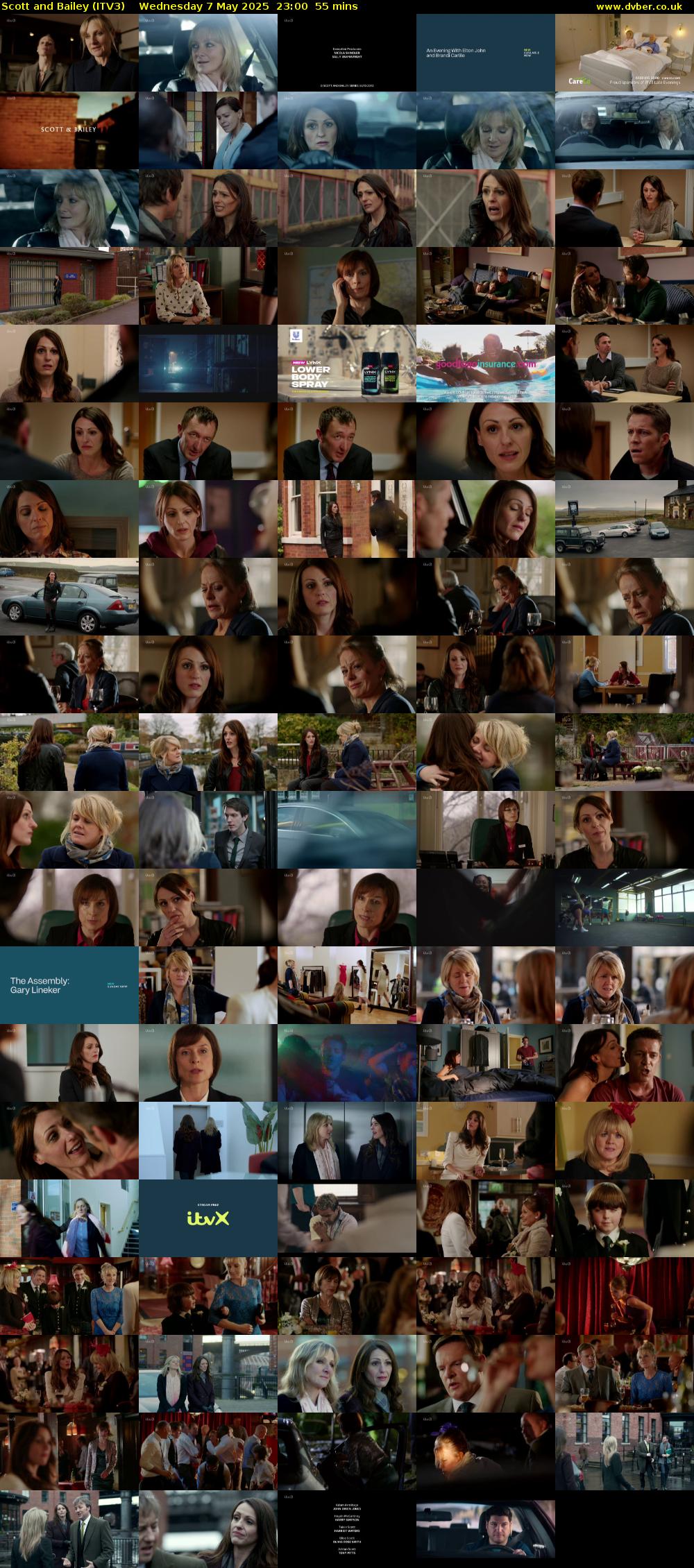 Scott and Bailey (ITV3) Wednesday 7 May 2025 23:00 - 23:55