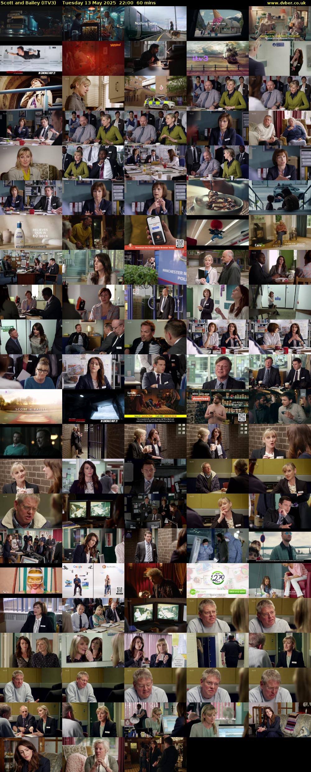 Scott and Bailey (ITV3) Tuesday 13 May 2025 22:00 - 23:00