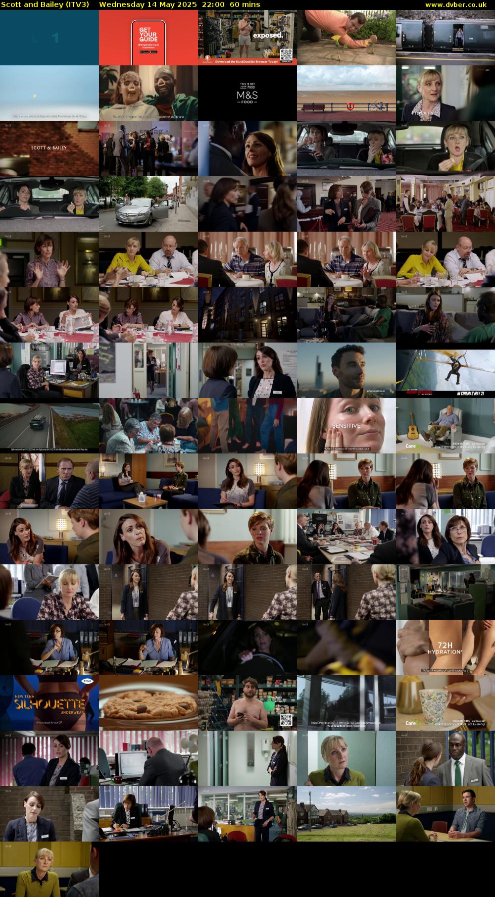 Scott and Bailey (ITV3) Wednesday 14 May 2025 22:00 - 23:00