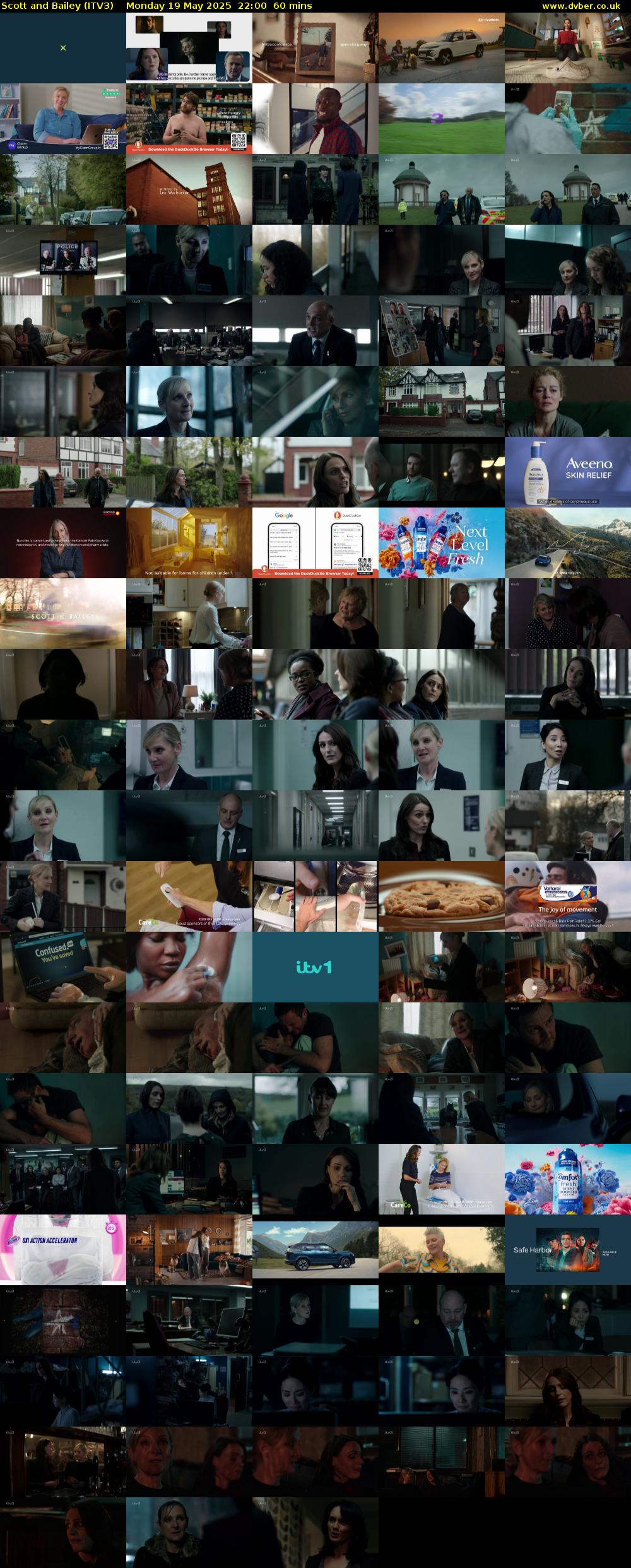 Scott and Bailey (ITV3) Monday 19 May 2025 22:00 - 23:00