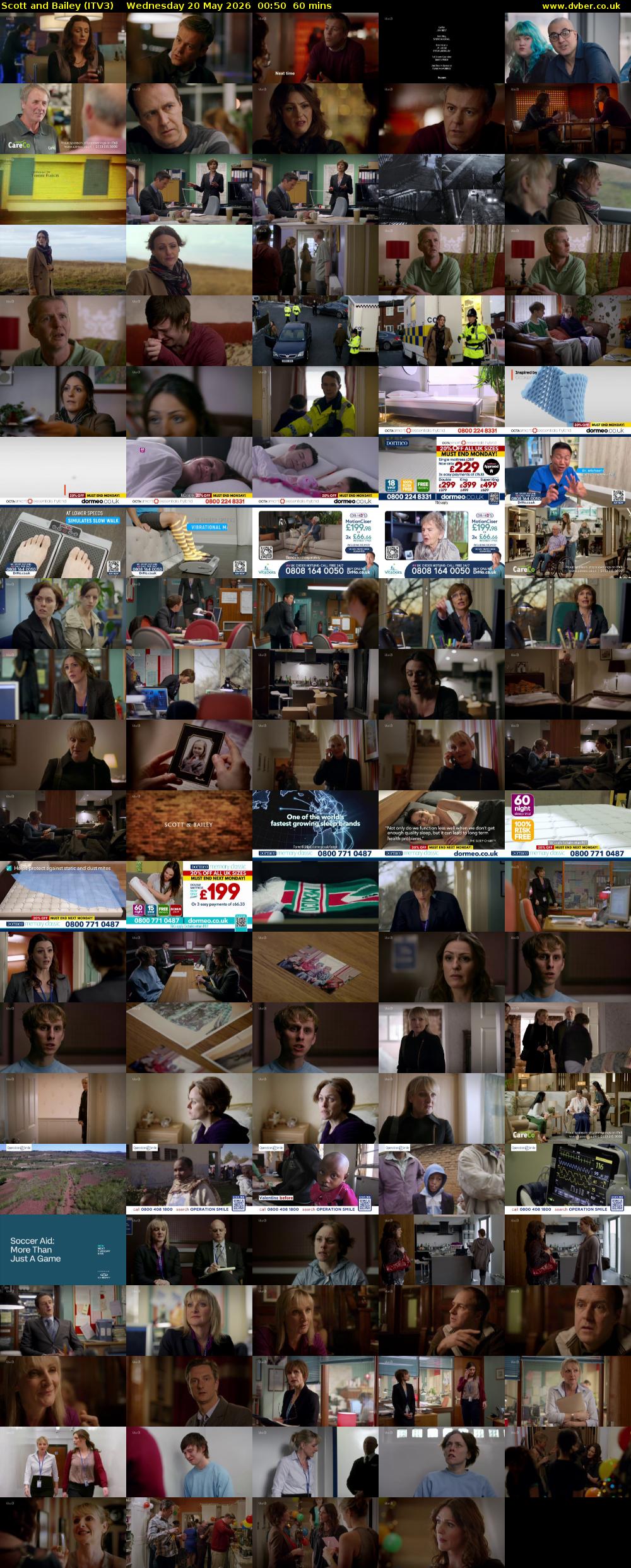 Scott and Bailey (ITV3) Wednesday 20 May 2026 00:50 - 01:50