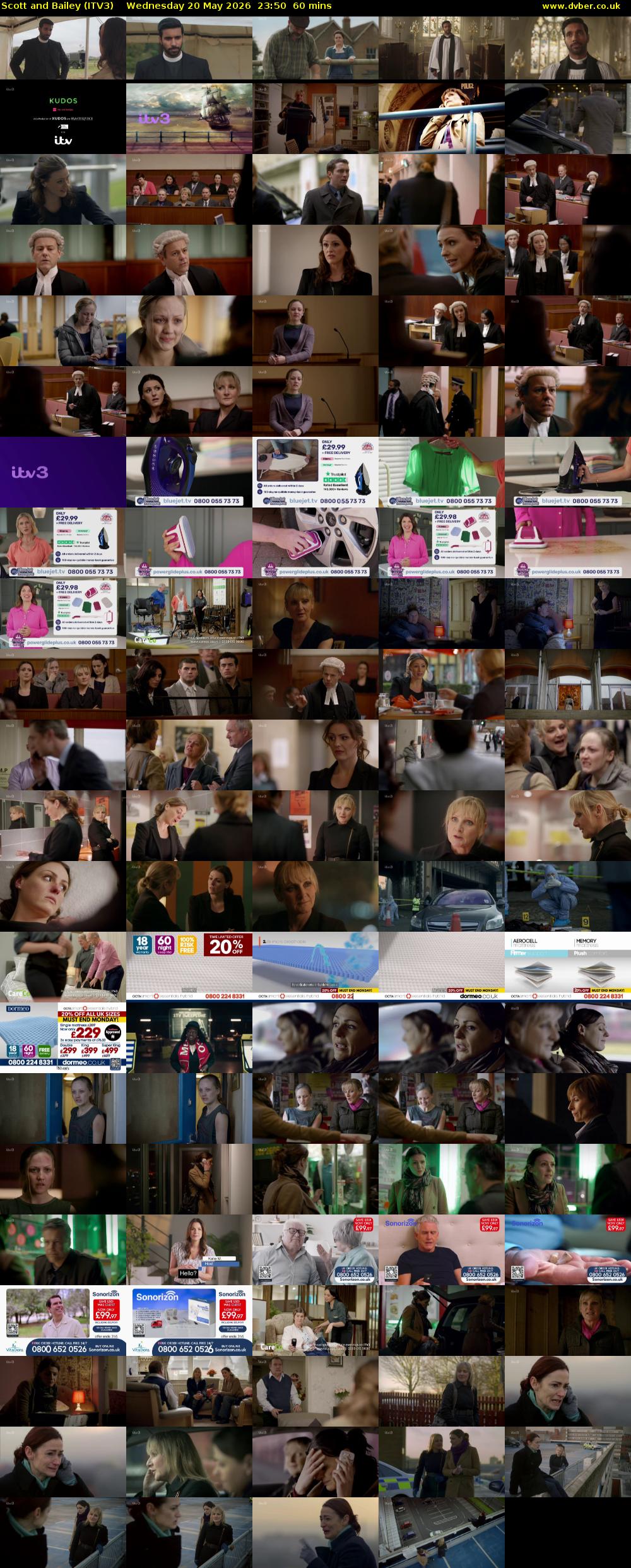 Scott and Bailey (ITV3) Wednesday 20 May 2026 23:50 - 00:50