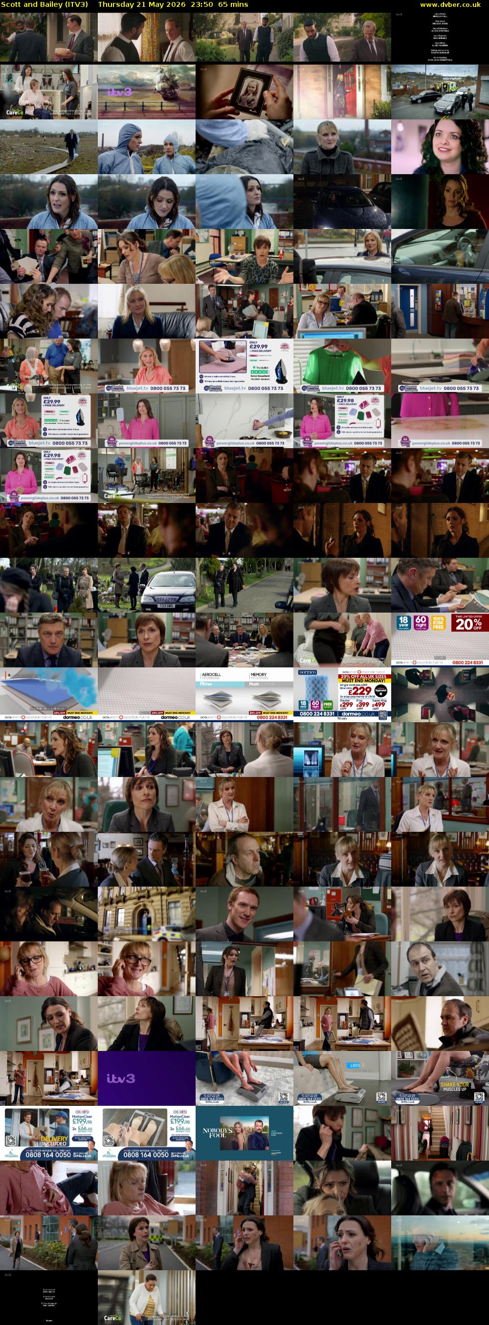 Scott and Bailey (ITV3) Thursday 21 May 2026 23:50 - 00:55