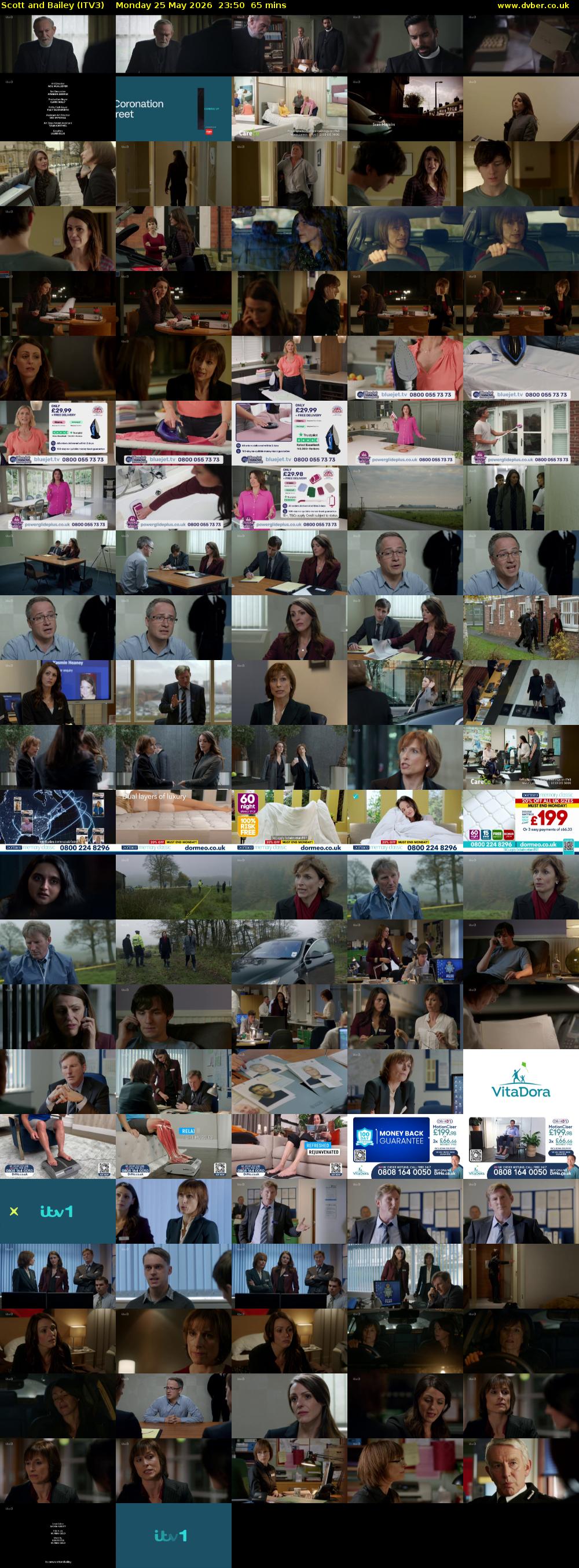 Scott and Bailey (ITV3) Monday 25 May 2026 23:50 - 00:55