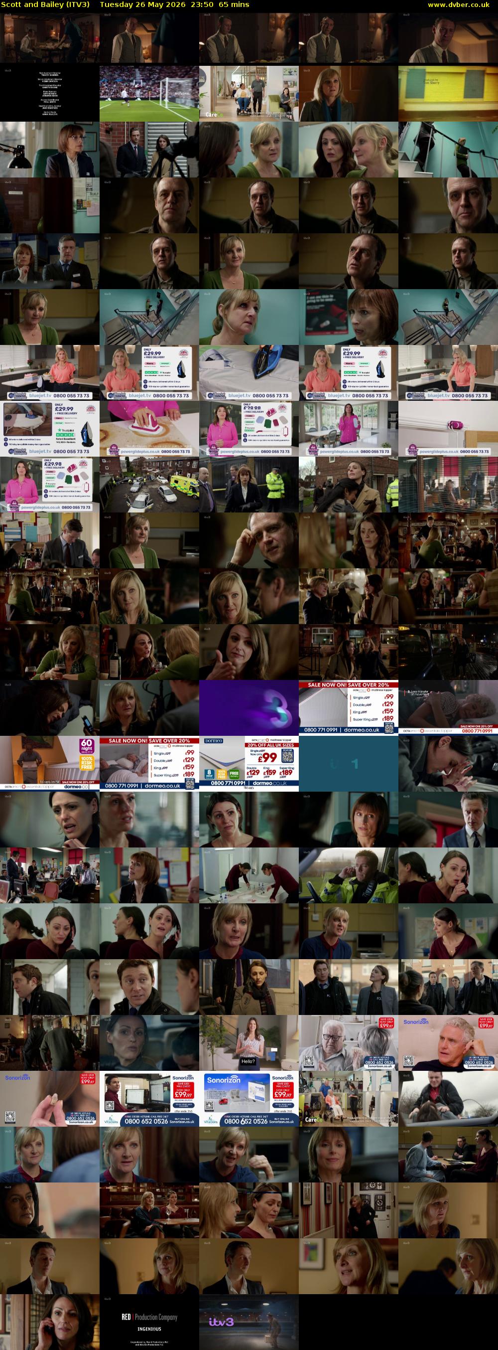 Scott and Bailey (ITV3) Tuesday 26 May 2026 23:50 - 00:55