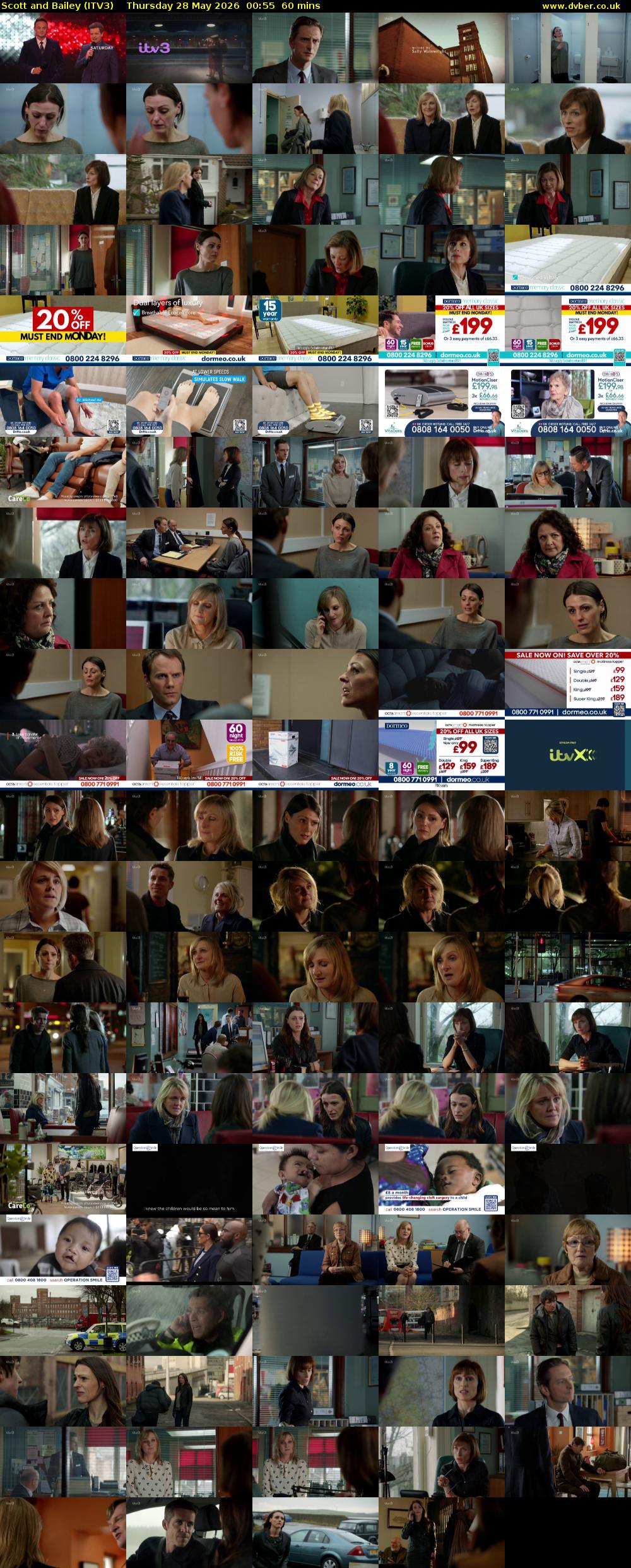 Scott and Bailey (ITV3) Thursday 28 May 2026 00:55 - 01:55