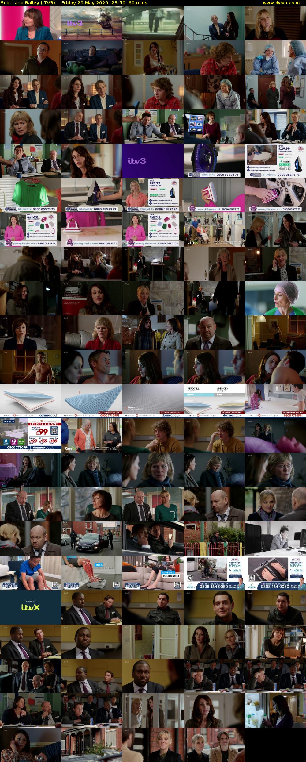 Scott and Bailey (ITV3) Friday 29 May 2026 23:50 - 00:50
