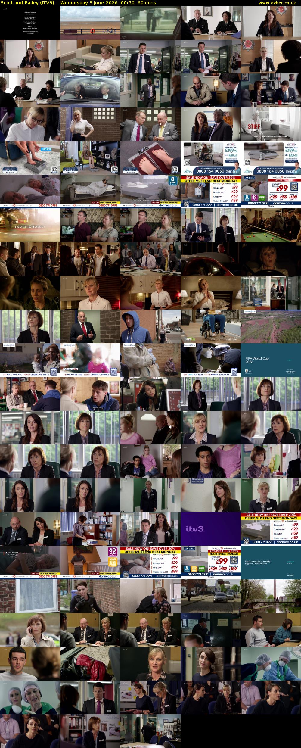 Scott and Bailey (ITV3) Wednesday 3 June 2026 00:50 - 01:50