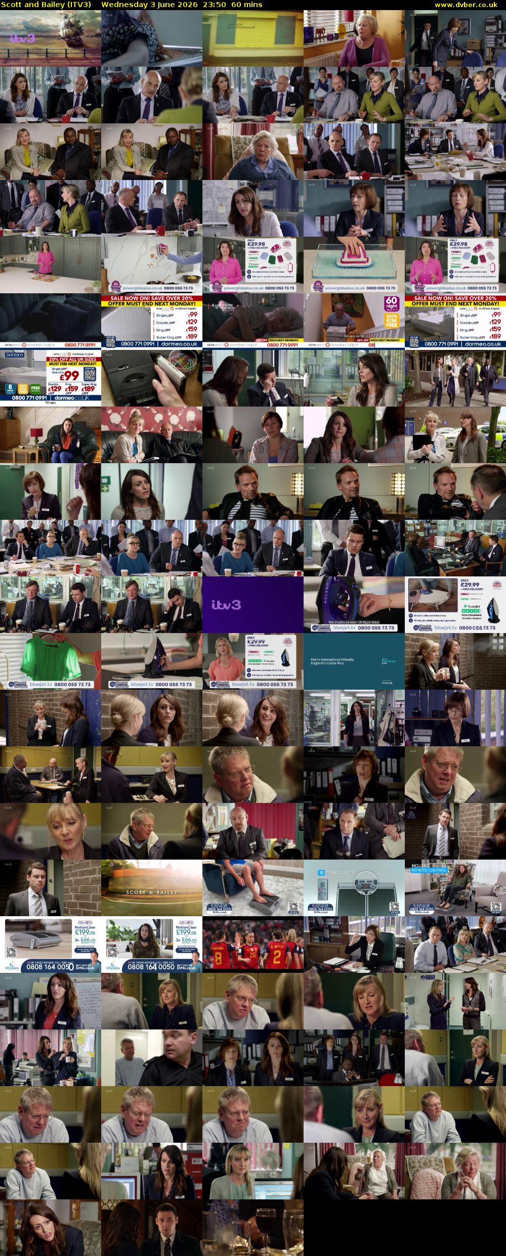 Scott and Bailey (ITV3) Wednesday 3 June 2026 23:50 - 00:50