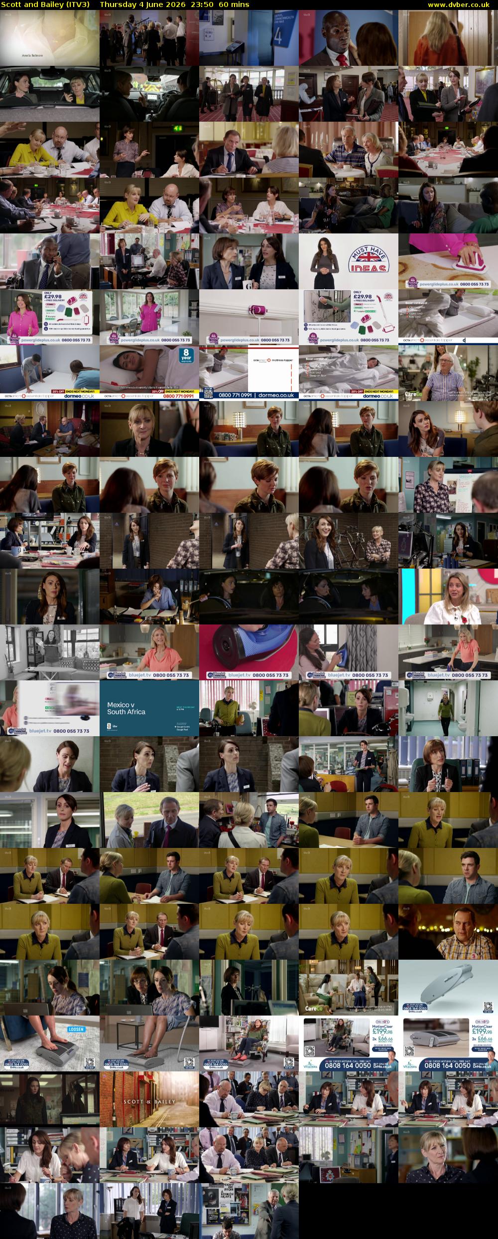 Scott and Bailey (ITV3) Thursday 4 June 2026 23:50 - 00:50