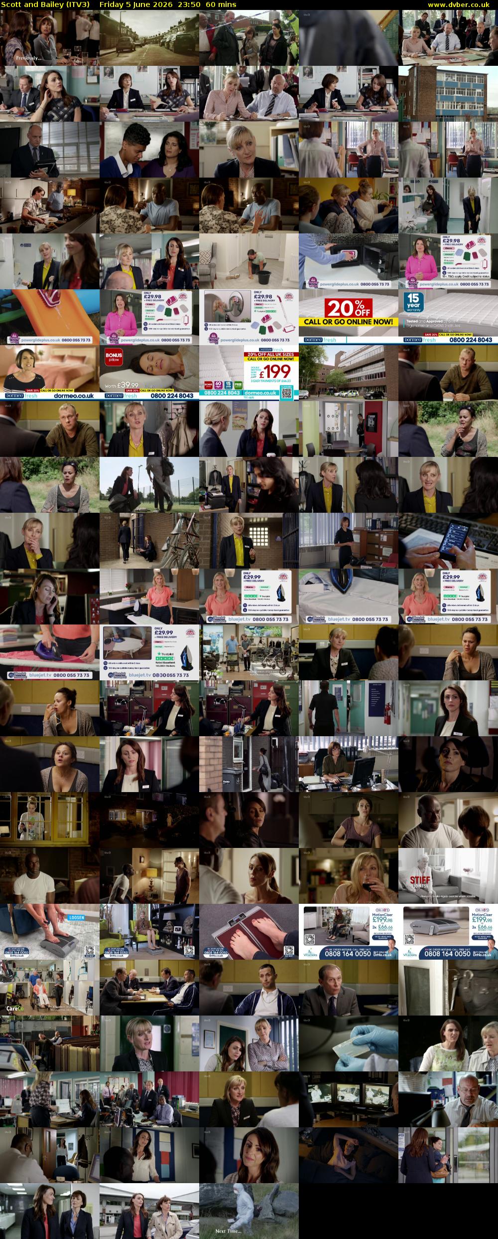 Scott and Bailey (ITV3) Friday 5 June 2026 23:50 - 00:50