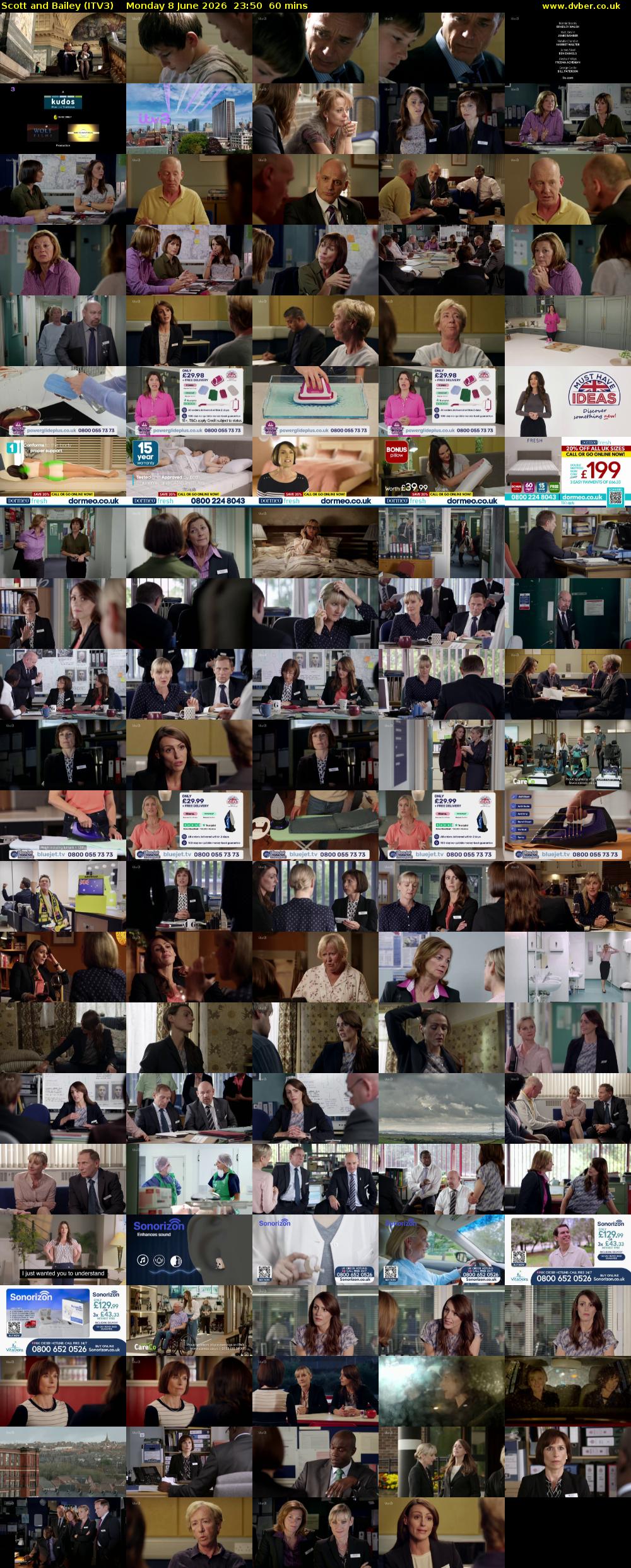 Scott and Bailey (ITV3) Monday 8 June 2026 23:50 - 00:50