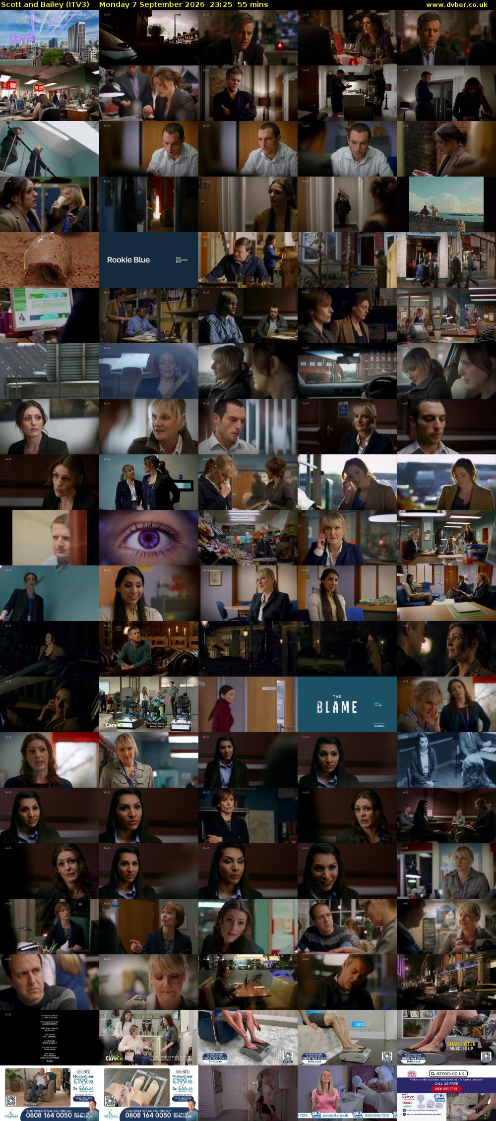 Scott and Bailey (ITV3) Monday 7 September 2026 23:25 - 00:20