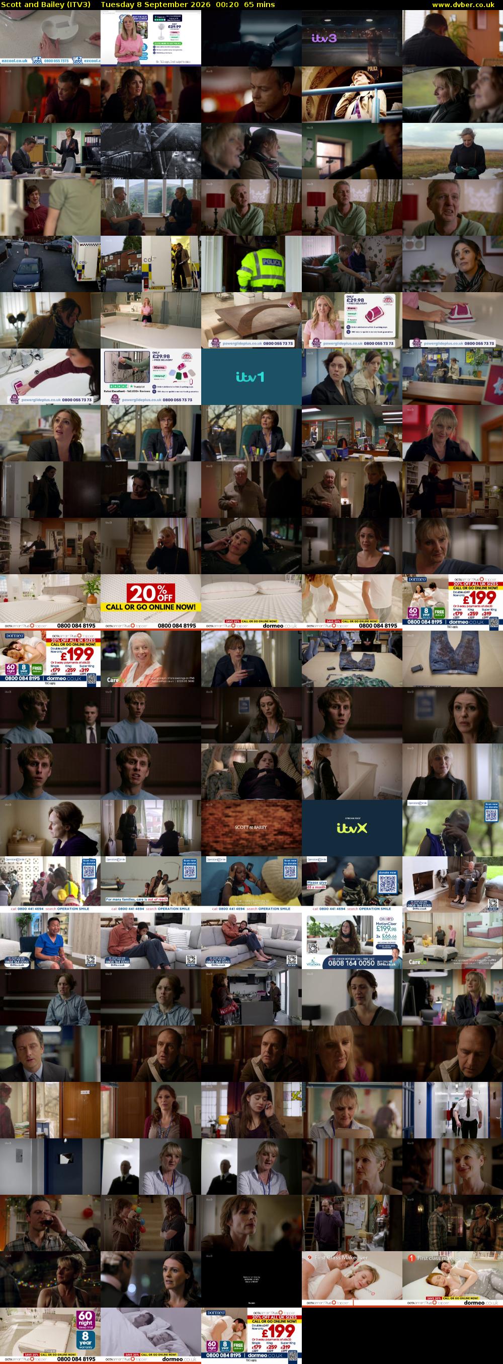 Scott and Bailey (ITV3) Tuesday 8 September 2026 00:20 - 01:25