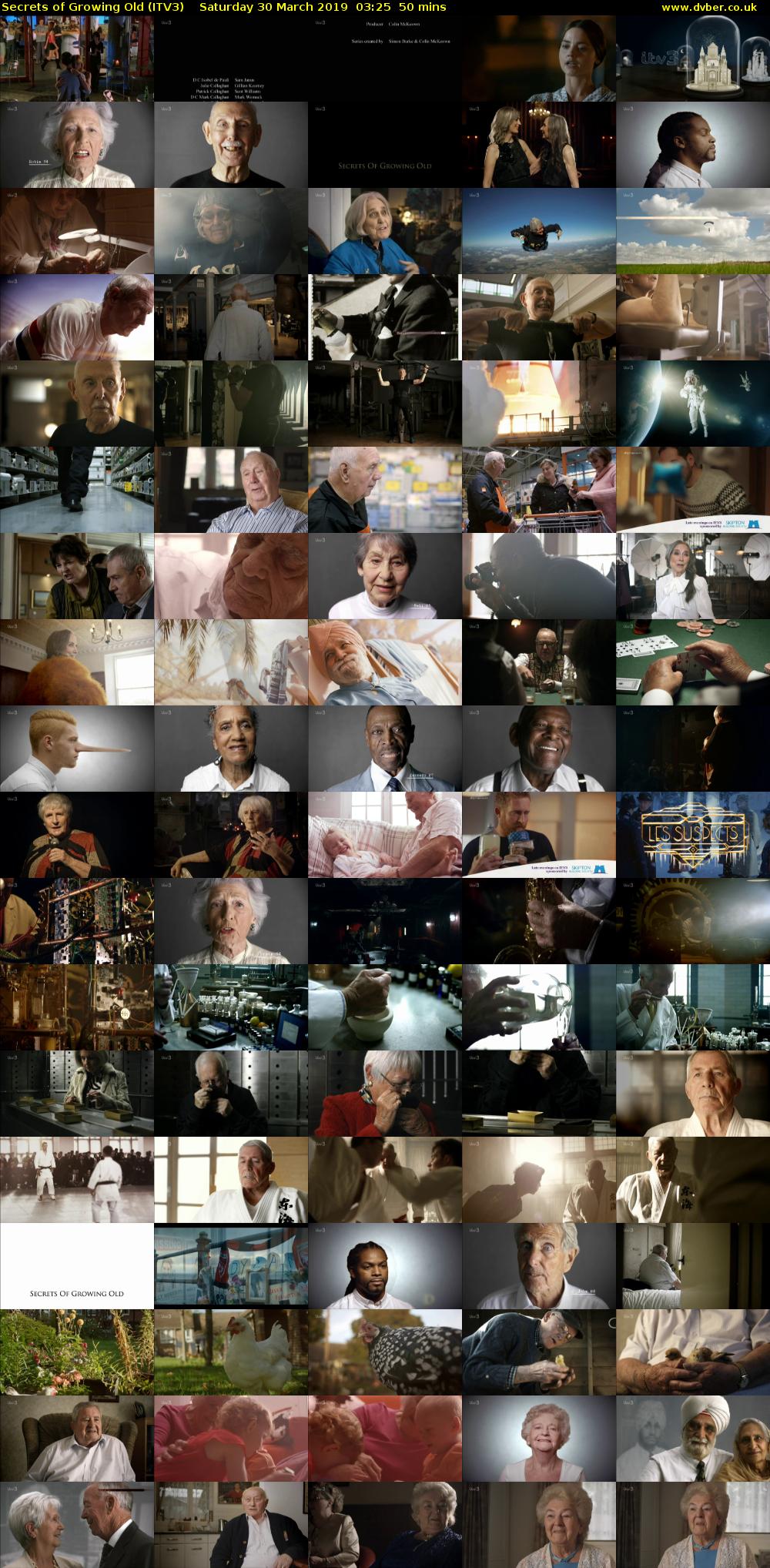 Secrets of Growing Old (ITV3) Saturday 30 March 2019 03:25 - 04:15