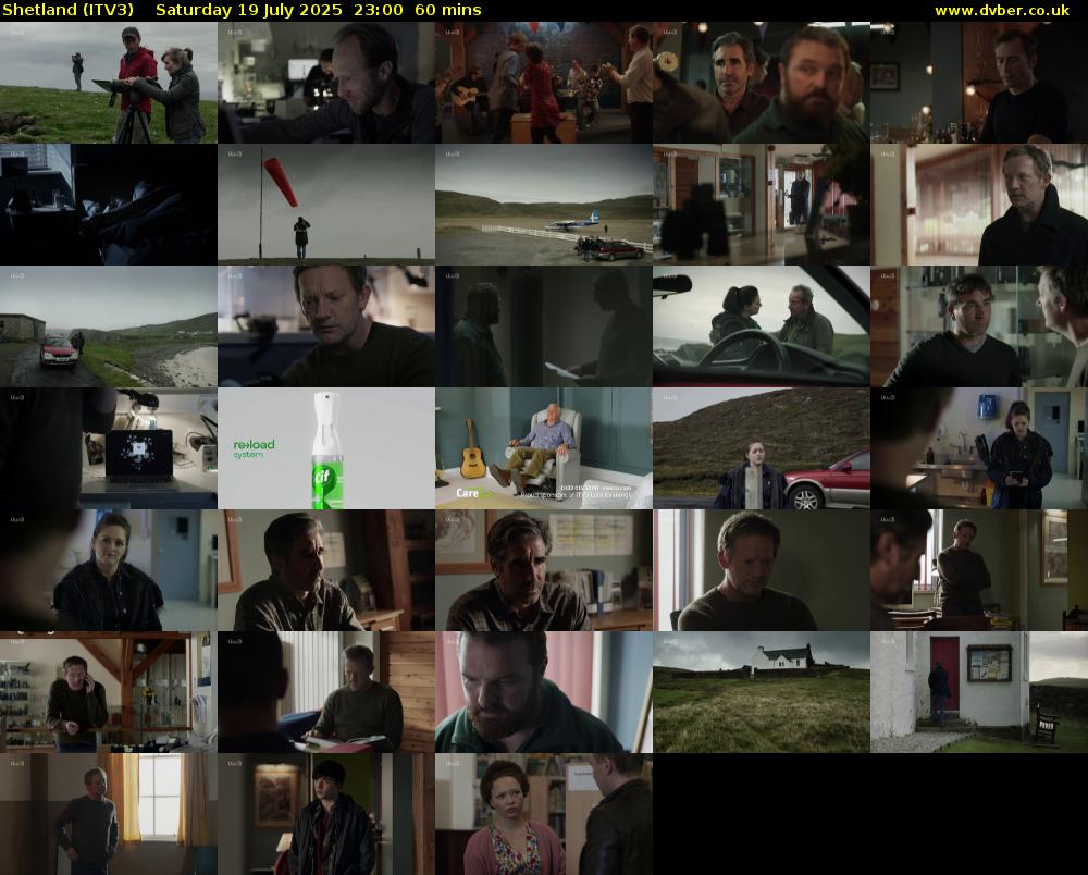 Shetland (ITV3) Saturday 19 July 2025 23:00 - 00:00