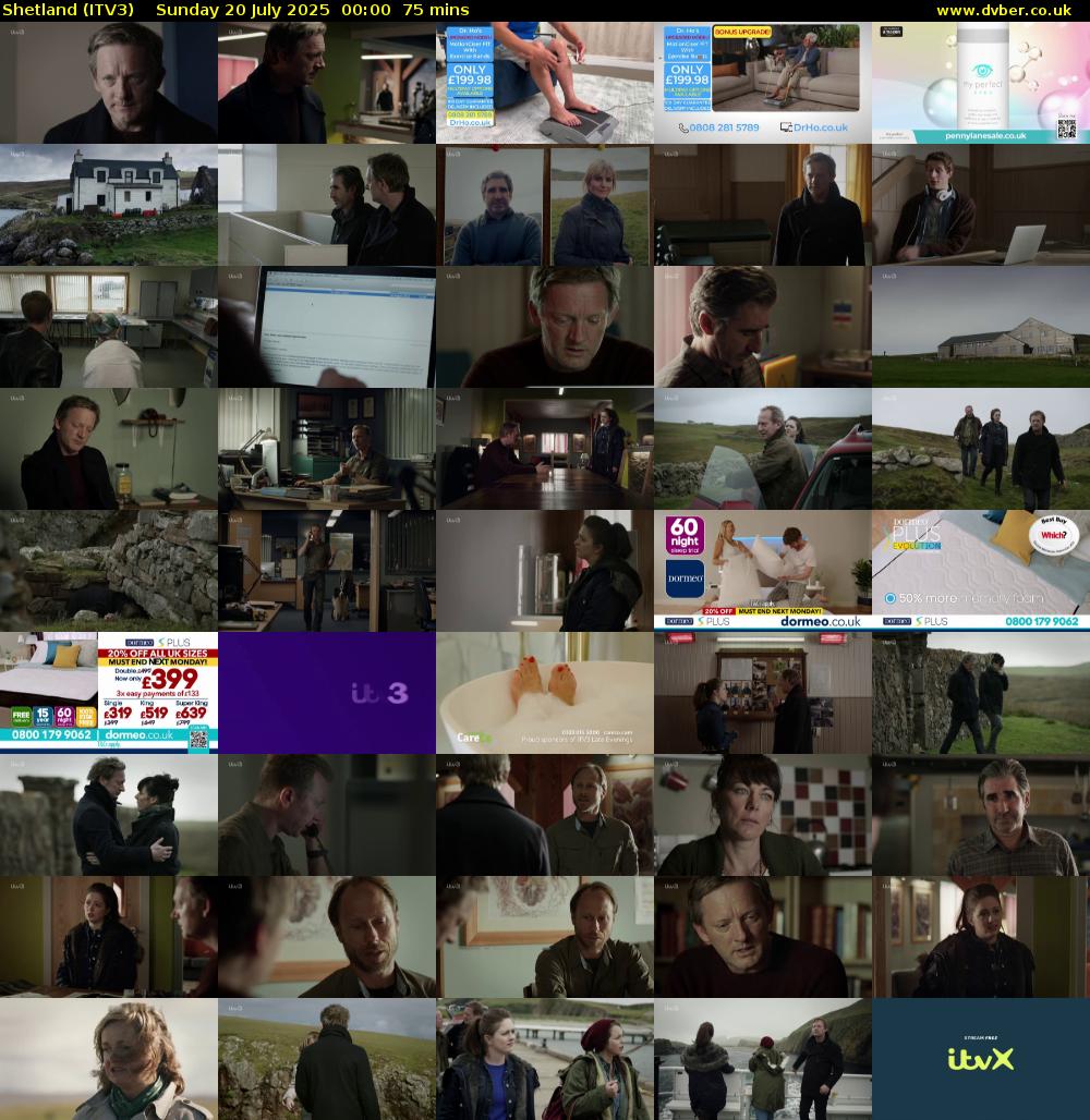 Shetland (ITV3) Sunday 20 July 2025 00:00 - 01:15