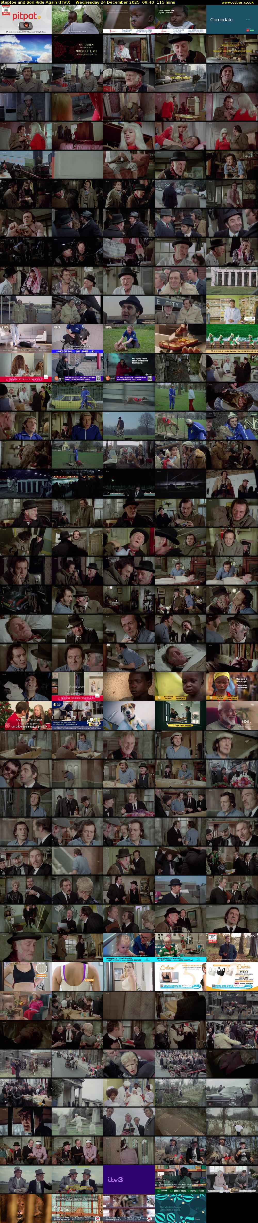 Steptoe and Son Ride Again (ITV3) Wednesday 24 December 2025 09:40 - 11:35