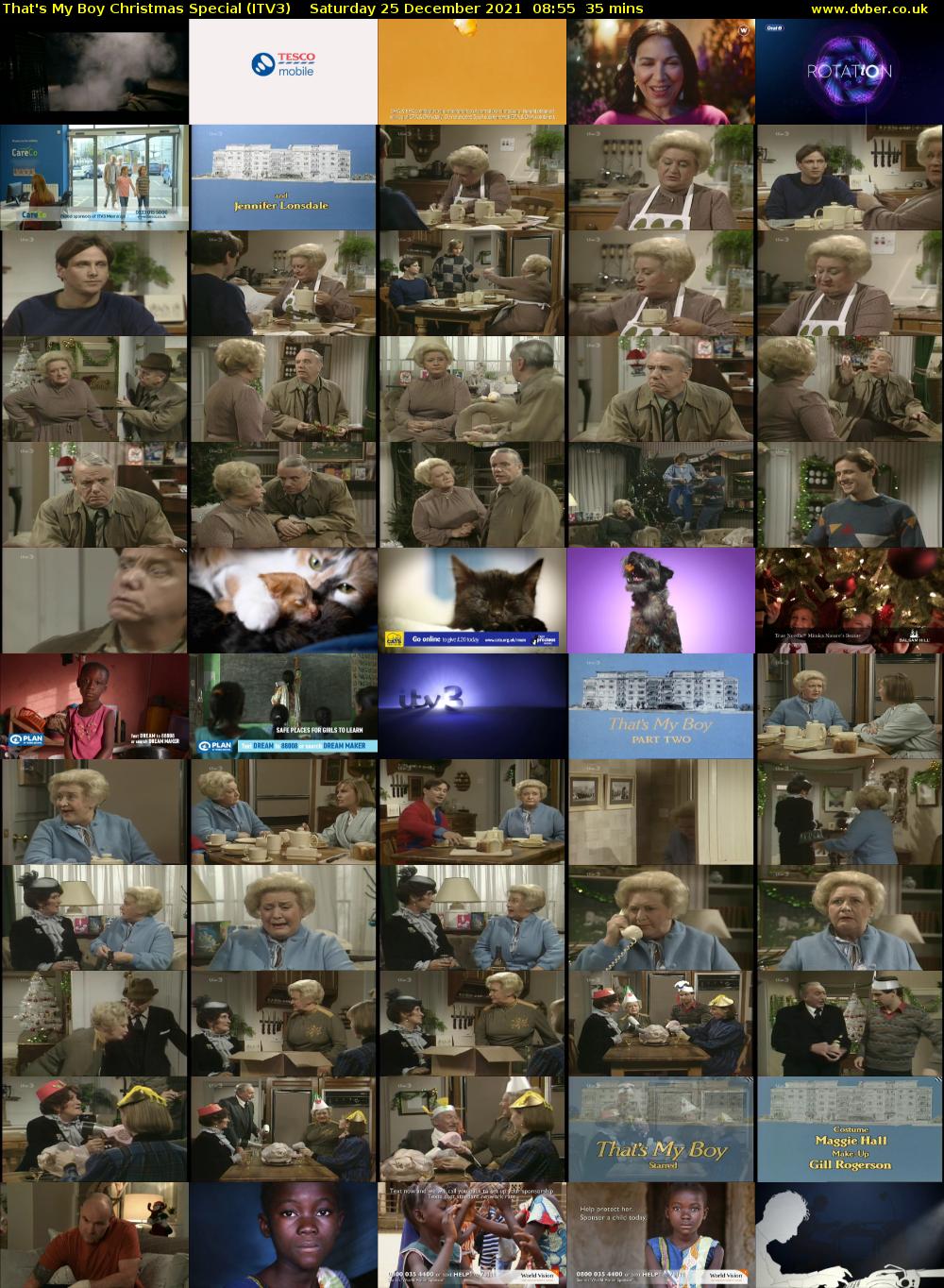 That's My Boy Christmas Special (ITV3) Saturday 25 December 2021 08:55 - 09:30