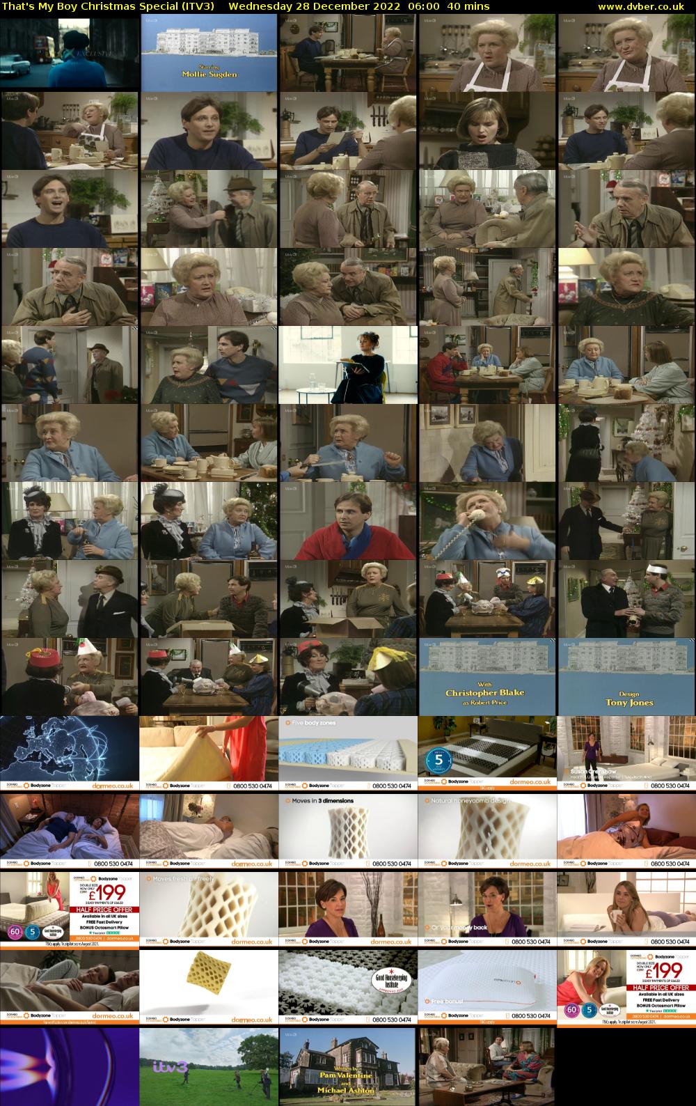 That's My Boy Christmas Special (ITV3) Wednesday 28 December 2022 06:00 - 06:40