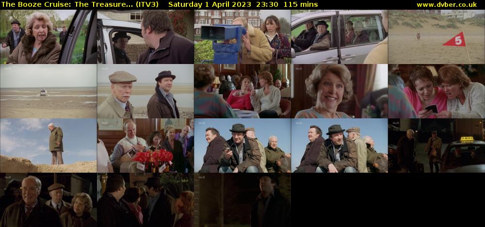 The Booze Cruise: The Treasure... (ITV3) Saturday 1 April 2023 23:30 - 01:25