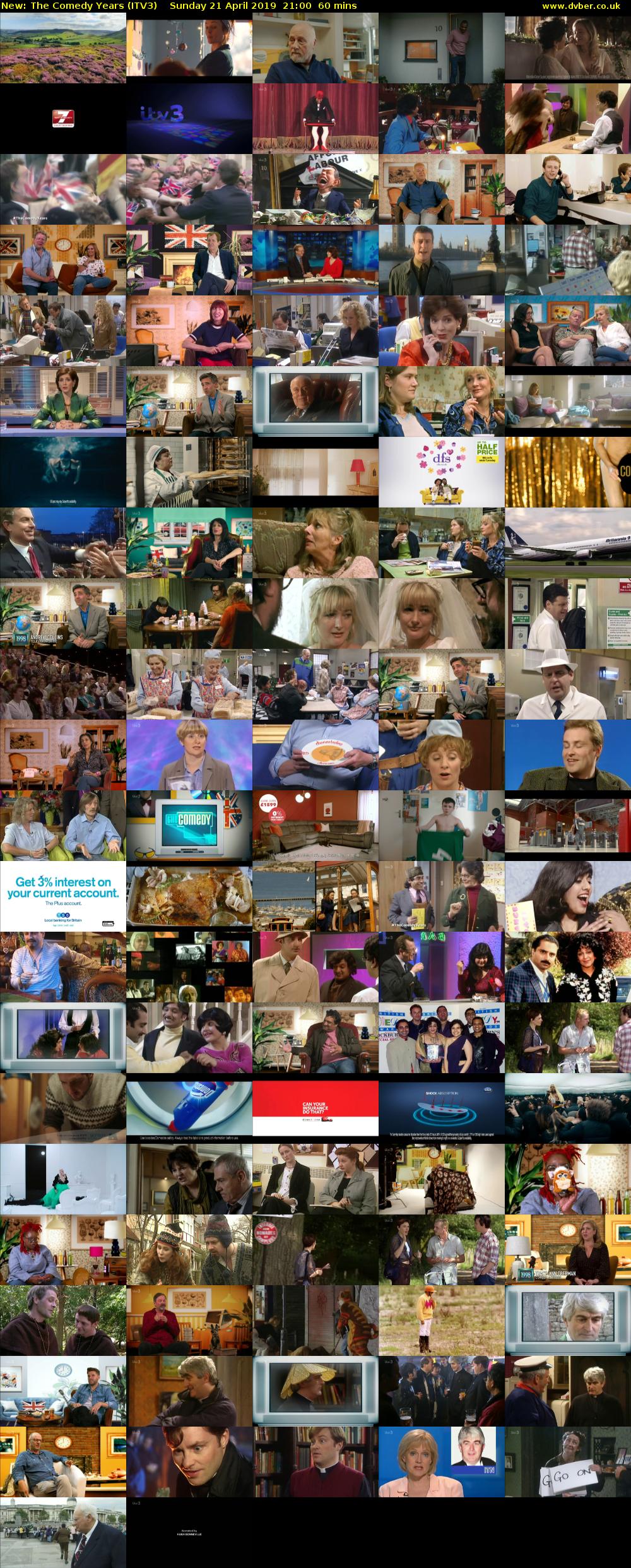 The Comedy Years (ITV3) Sunday 21 April 2019 21:00 - 22:00