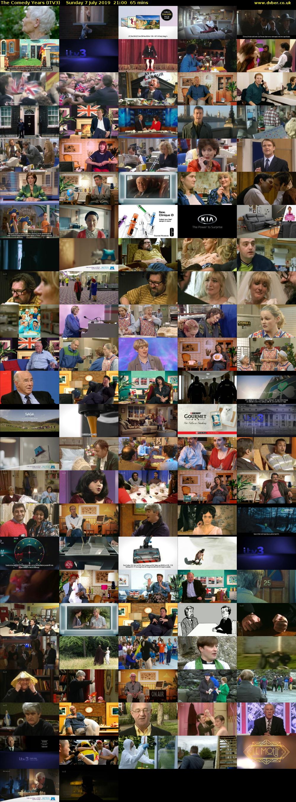 The Comedy Years (ITV3) Sunday 7 July 2019 21:00 - 22:05