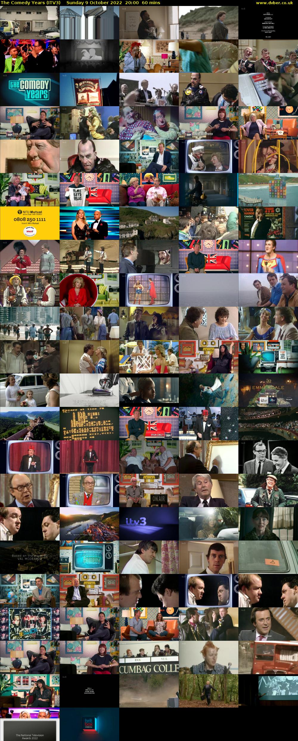 The Comedy Years (ITV3) Sunday 9 October 2022 20:00 - 21:00
