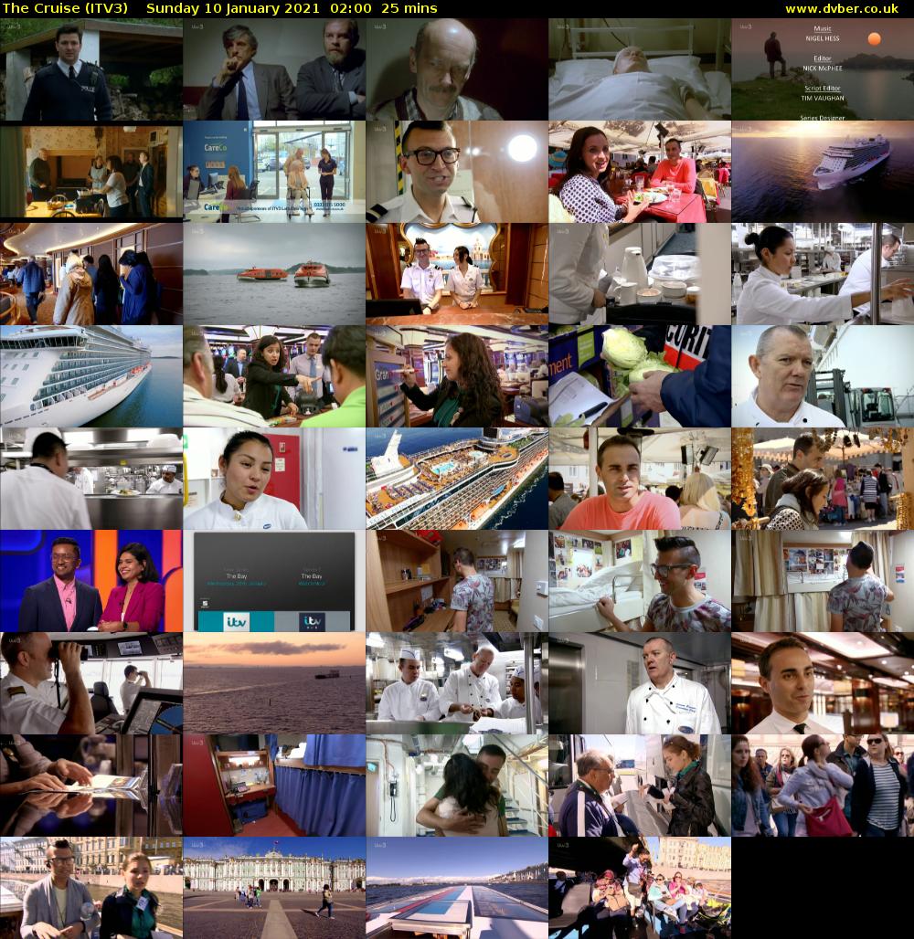 The Cruise (ITV3) Sunday 10 January 2021 02:00 - 02:25