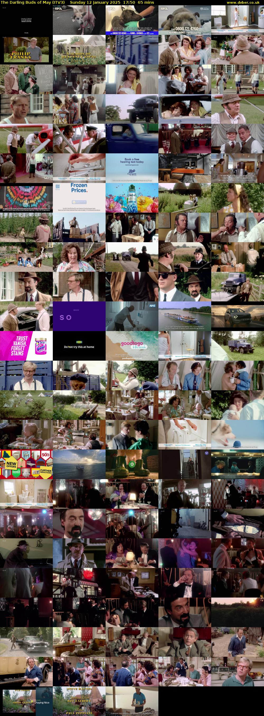 The Darling Buds of May (ITV3) Sunday 12 January 2025 17:50 - 18:55