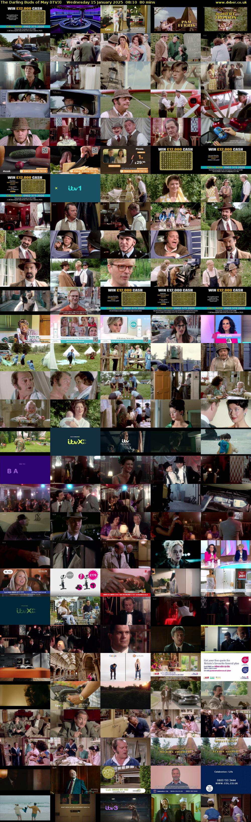 The Darling Buds of May (ITV3) Wednesday 15 January 2025 08:10 - 09:30
